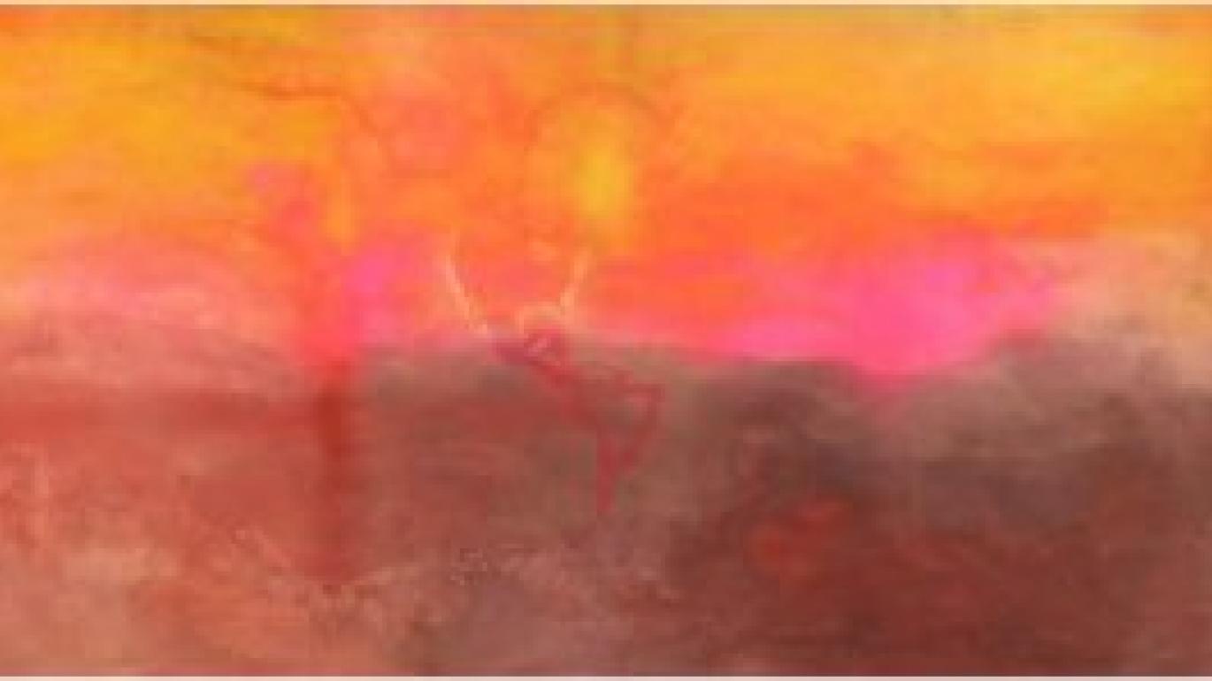 Frank Bowling painting