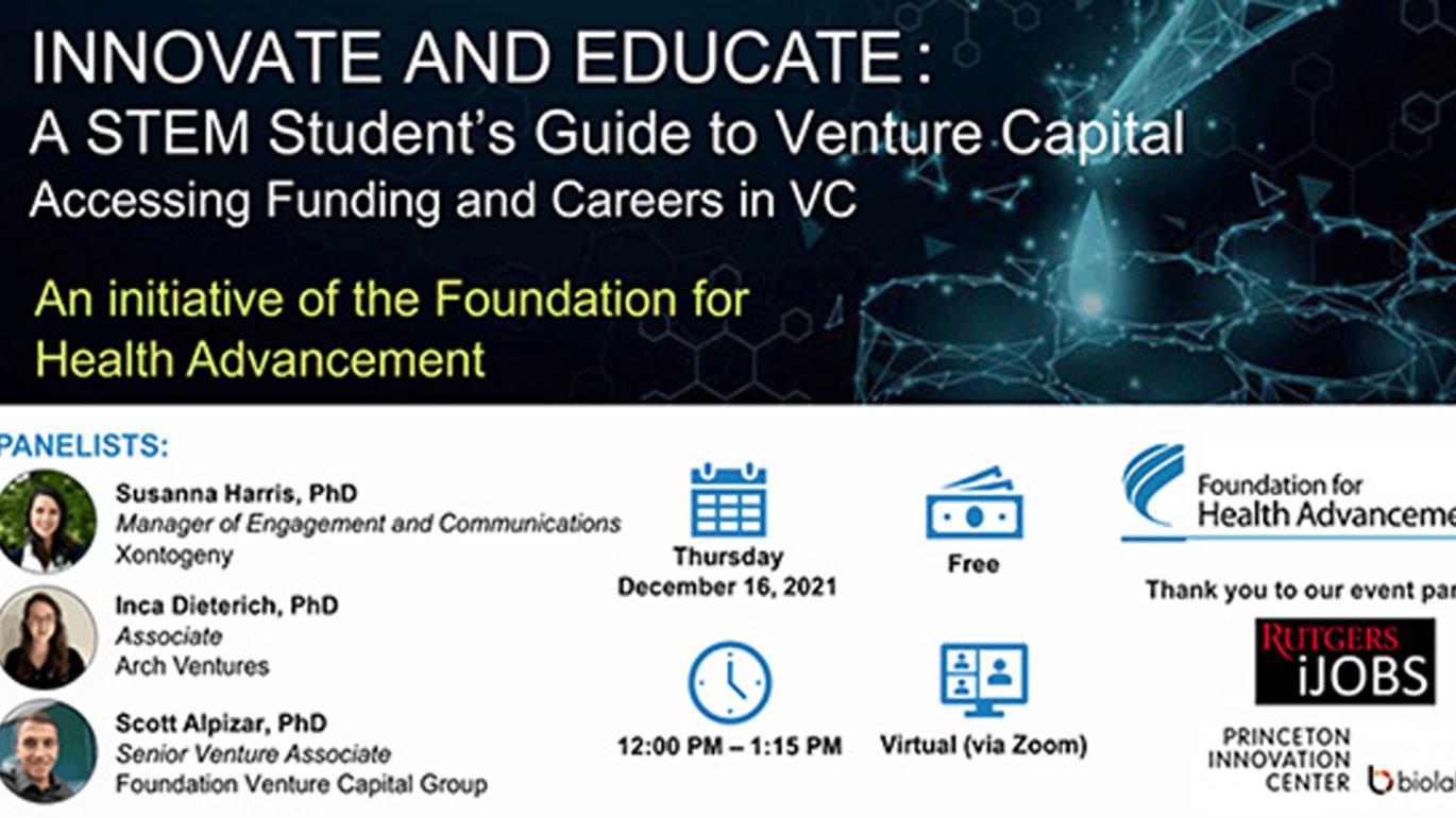 BioLabs STEM VC event poster