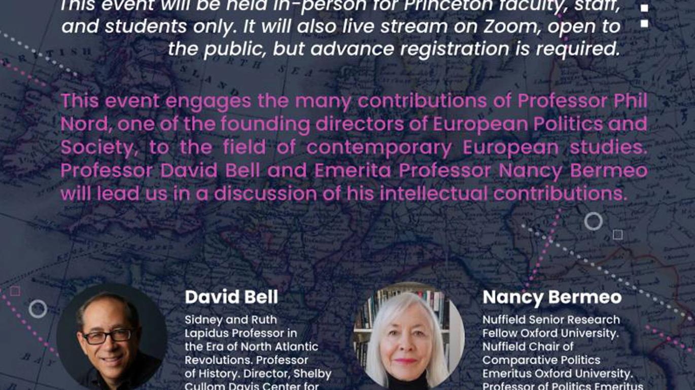 Philip Nord event poster