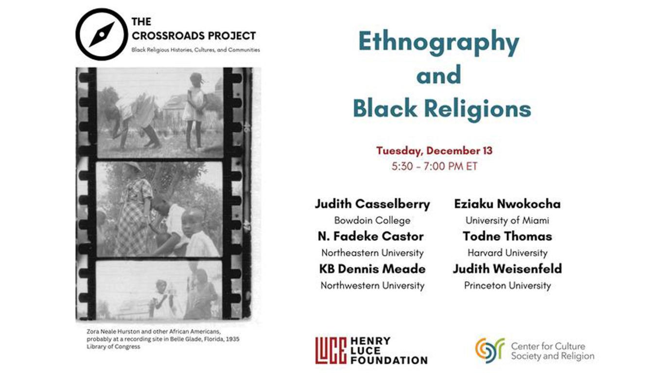 Ethnography and Black Religions poster