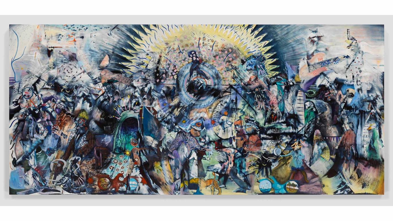 Ali Banisadr painting, Return to Mother, 2022