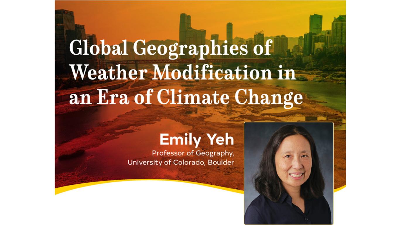 Global Geographies of Weather Modification in an Era of Climate Change