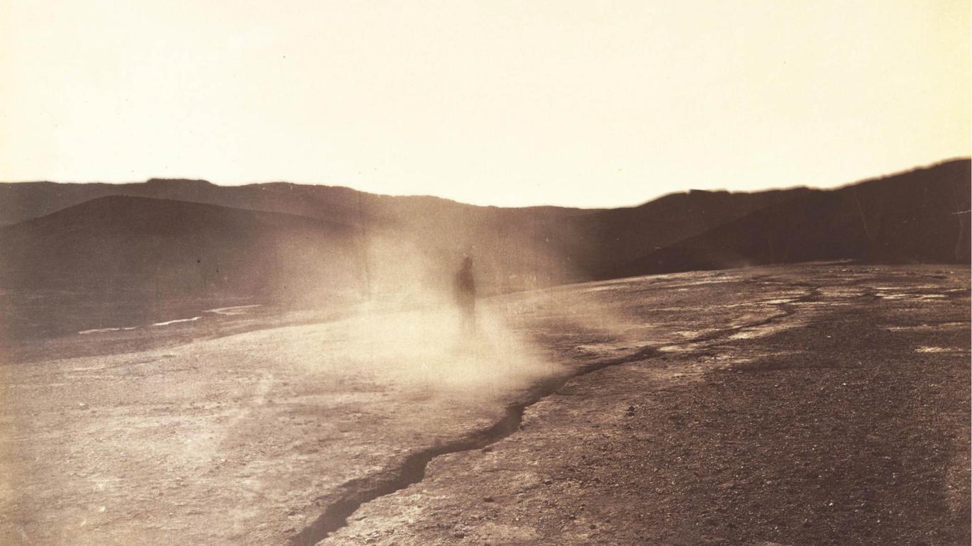 Fissure Vent at Steamboat Springs, Nevada, 1867, photo by Timothy H. O'Sullian
