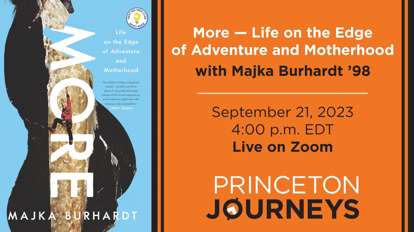 Majka Burhardt's book event poster