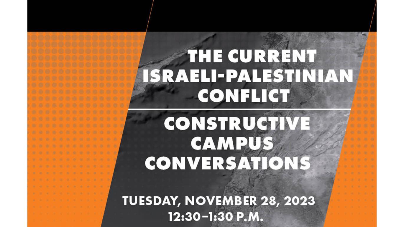 Israeli-Palestinian Conflict conversation poster