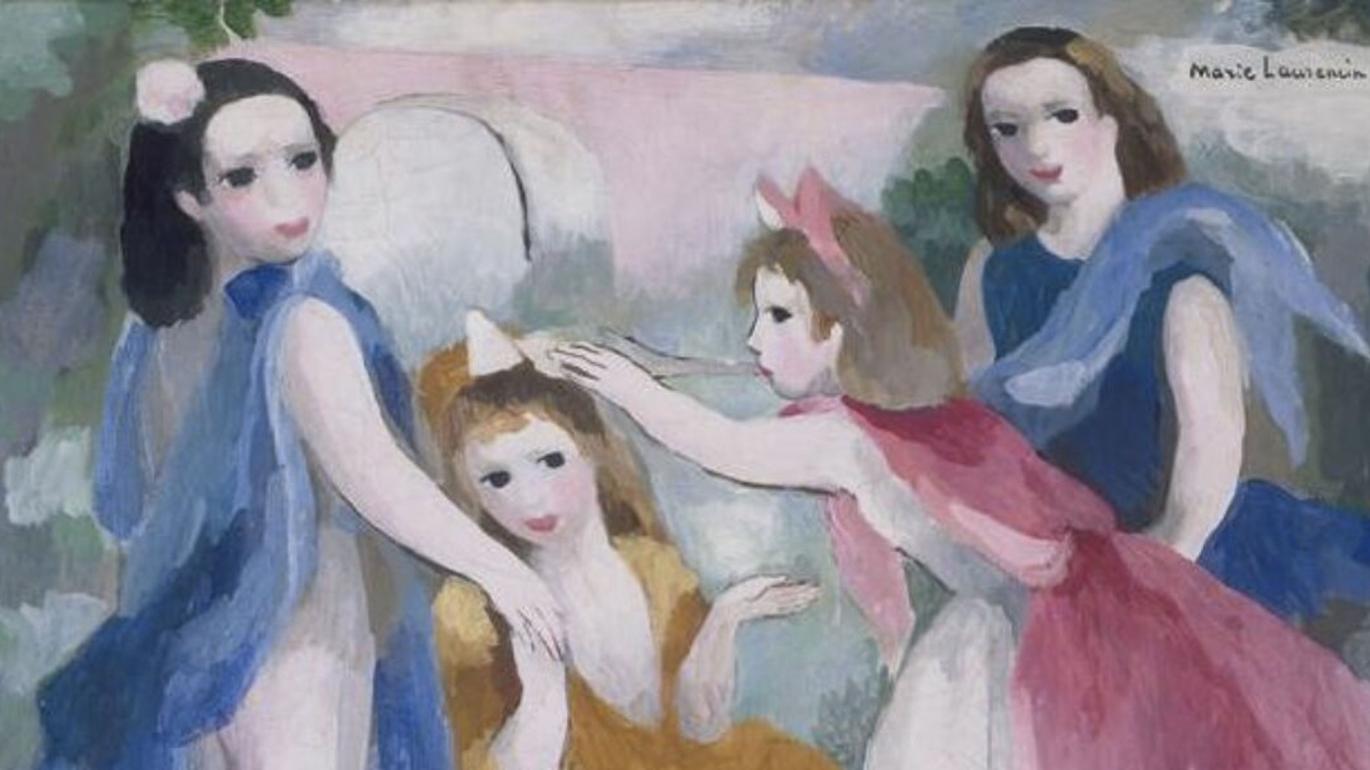 Painting of four women