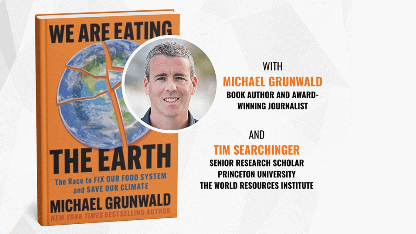 poster for Michael Grunwald book talk