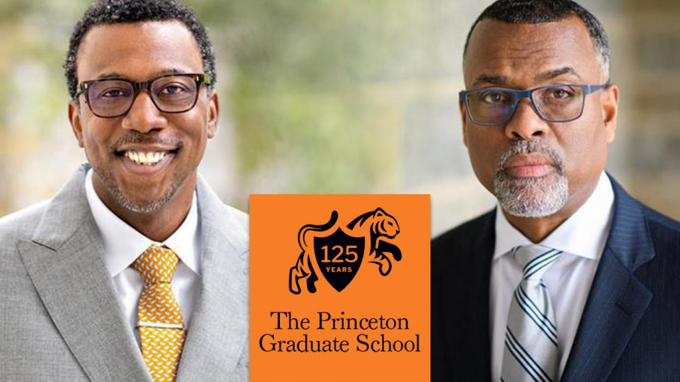 headshots of Rodney Priestley and Eddie Glaude jr.