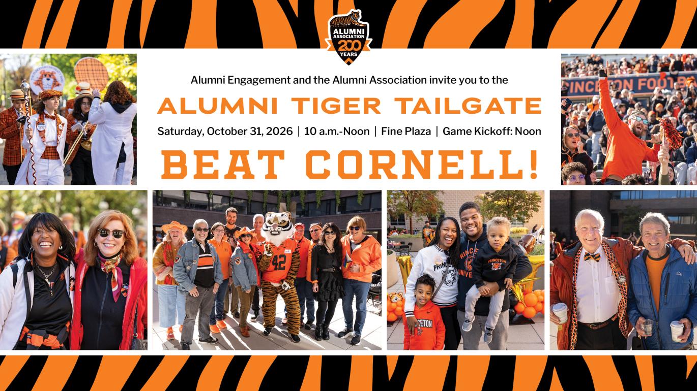 A gallery of photos of alumni at the Tiger Tailgate