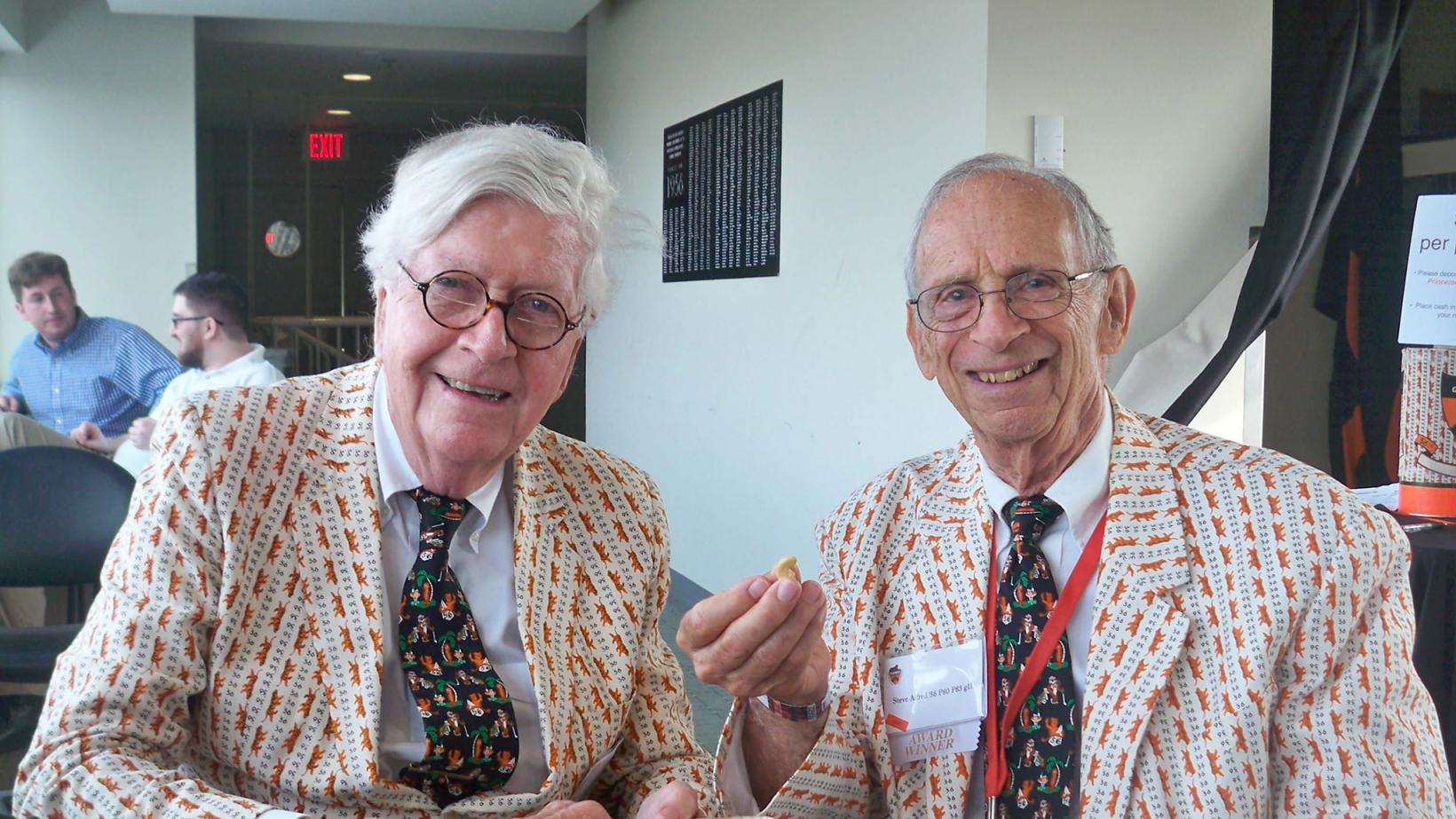 Frank Klapperich and Stephen Alfred of the Class of 1956