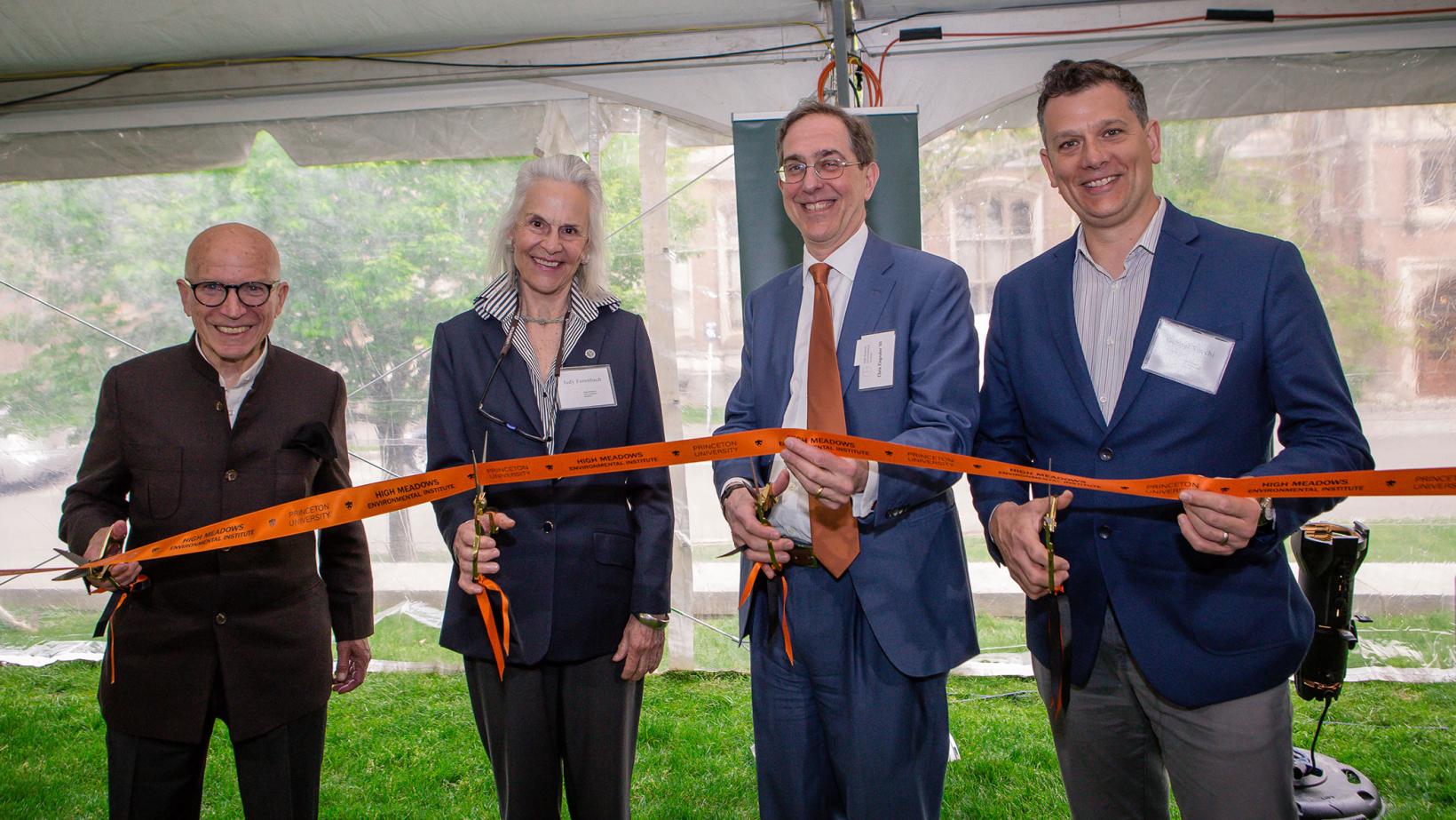 Carl and Judy Ferenbach at the dedication of the High Meadows Environmental Institute