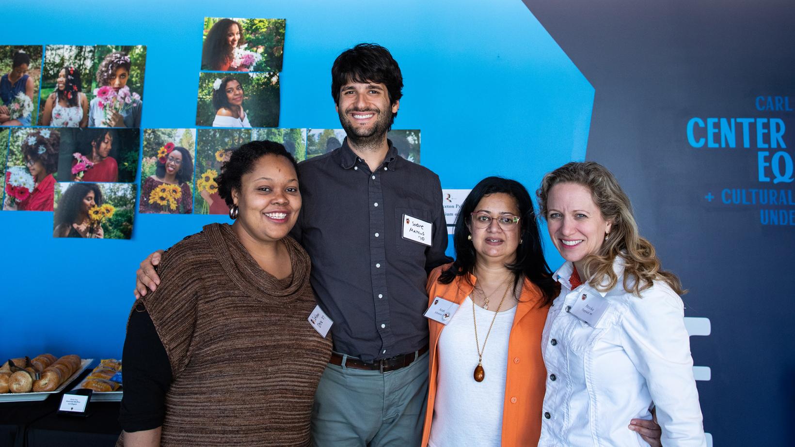 Steven Marcus with colleagues at the Princeton Prize on Race Relations symposium