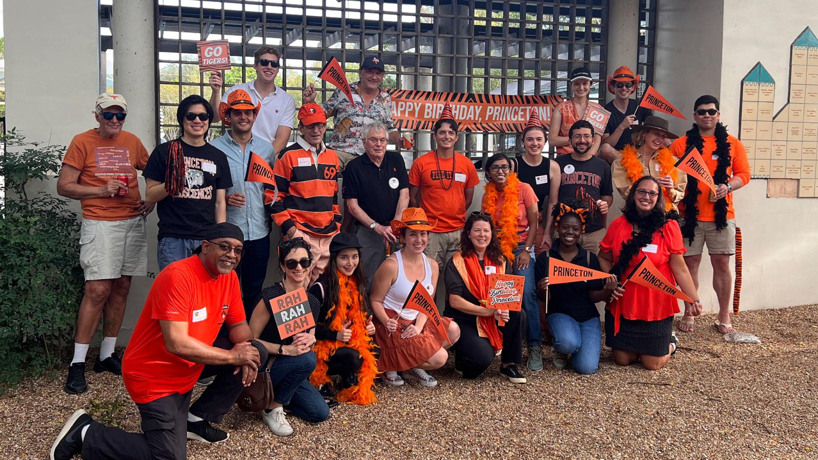 The Princeton Club of Austin celebrates Orange & Black Day in 2022