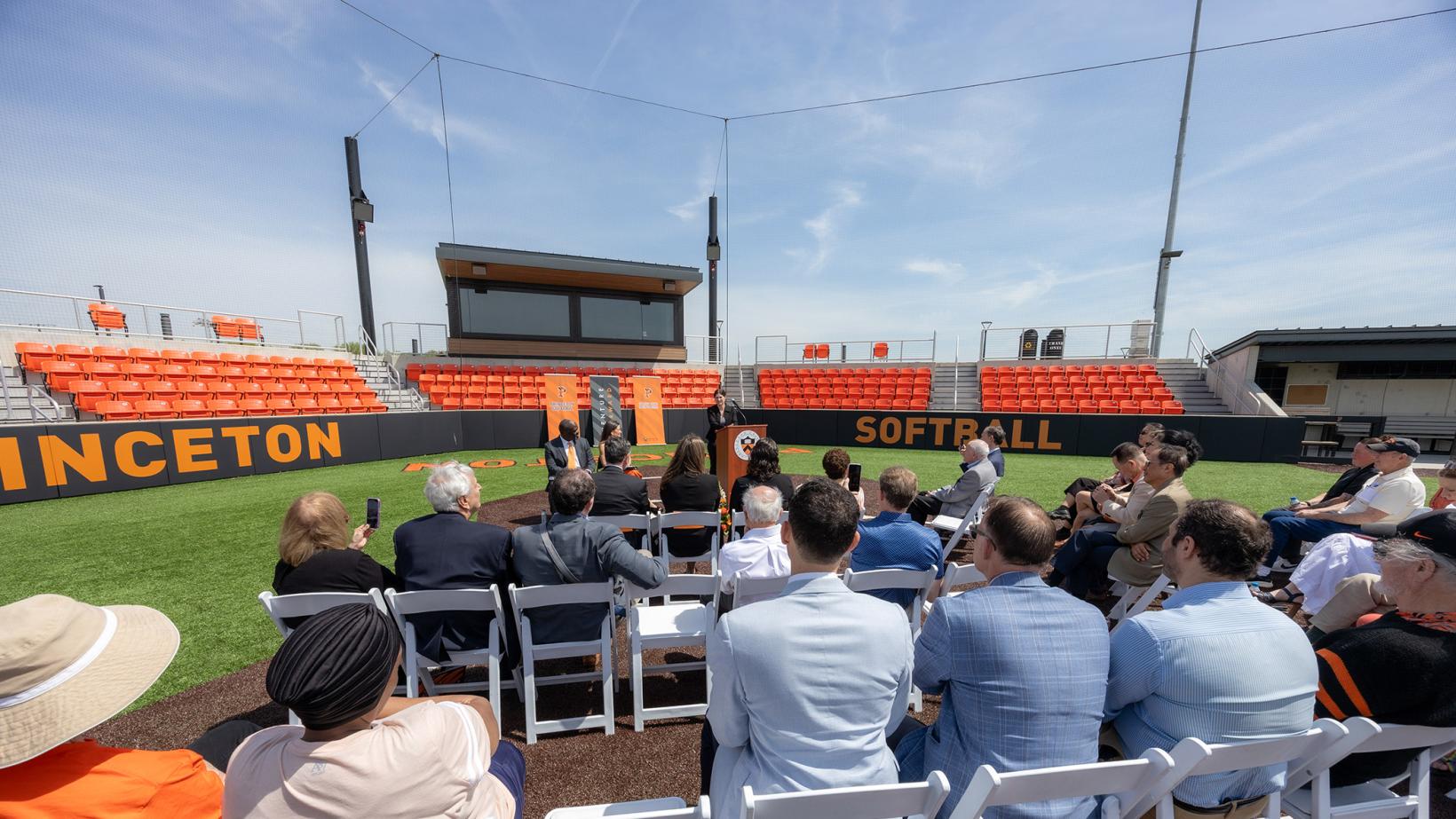 Dedication ceremony for Cynthia Lynn Paul ’94 Field