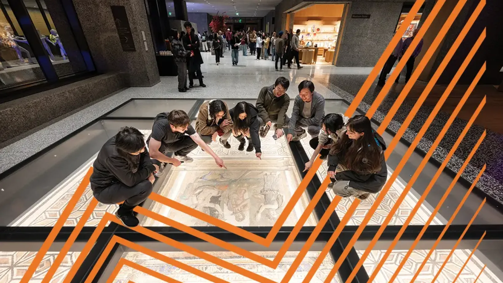visitors at Princeton Art Museum