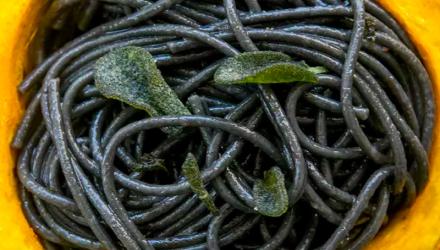 Squid ink pasta