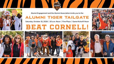 A gallery of photos of alumni at the Tiger Tailgate