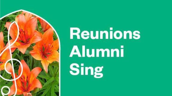 Reunions Chapel Choir Alumni Sing poster