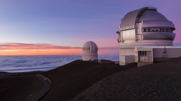Mauna Kea telescopes in Hawaii