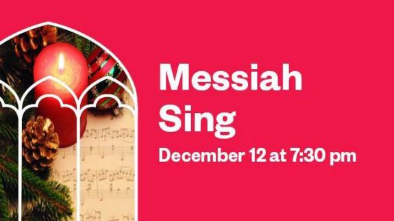 Messiah Sing poster