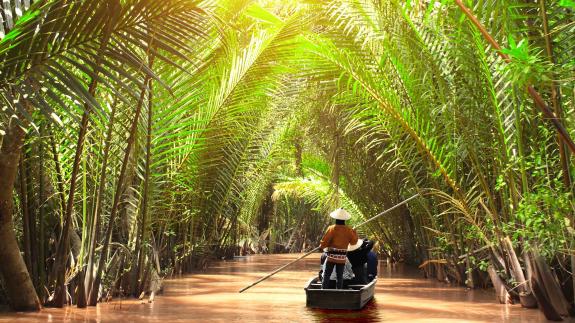 River boat in Mekong