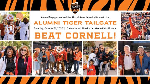 A gallery of photos of alumni at the Tiger Tailgate