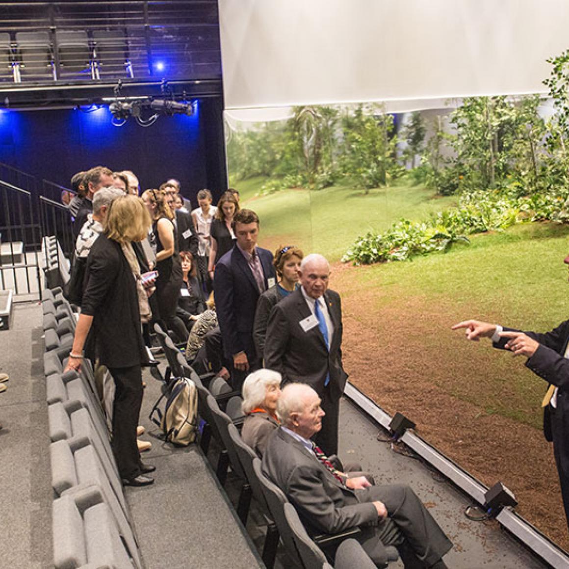 Lewis Arts Complex dedication