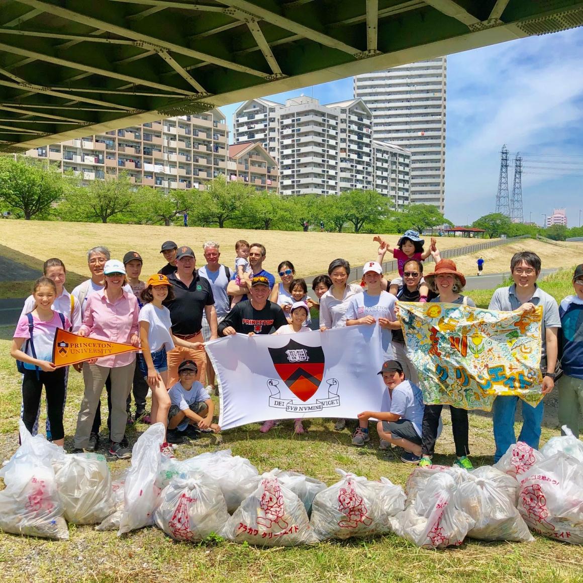 Japan Club River Clean Up