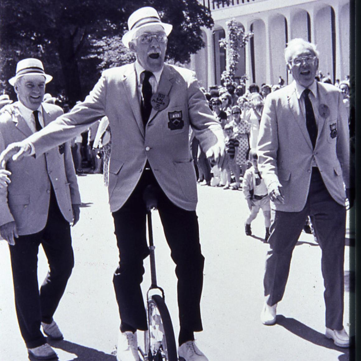 Alum on a unicycle