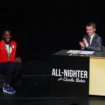 Charlie Baker hosting The All-Nighter