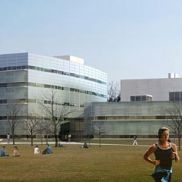Rendering of Neuroscience building