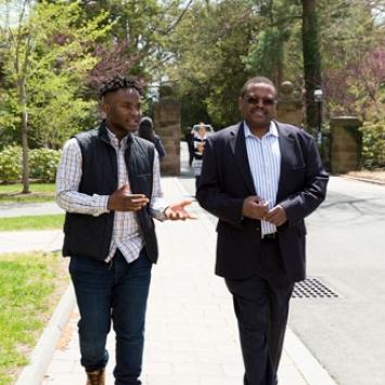 Achille Tenkiang and Simon Gikandi