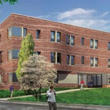 Butler dorm rendering