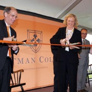 Whitman College ribbon-cutting