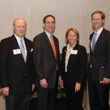 Oxman family with President Eisgruber
