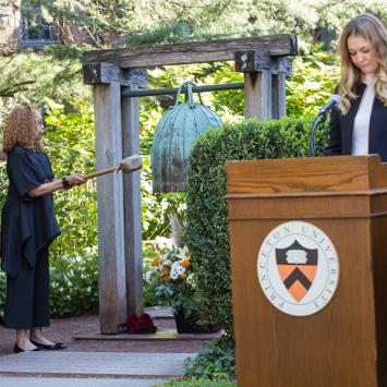 Mary Newburn and Kim Goodwin at 9/11 Memorial Garden