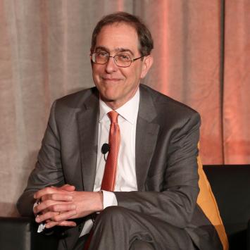 President Christopher L. Eisgruber in San Francisco, March 2022