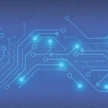 An artist's rendition of circuits