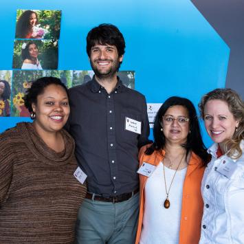 Steven Marcus with colleagues at the Princeton Prize on Race Relations symposium