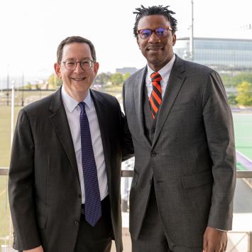 Michael Schill and Rodney Priestley