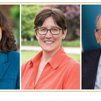 Andrea Goldsmith, Jennifer Rexford ’91, and Robert Kahn *64