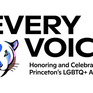 Every Voice conference logo with a Tiger head with rainbow stripes