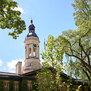 Nassau Hall in the Spring
