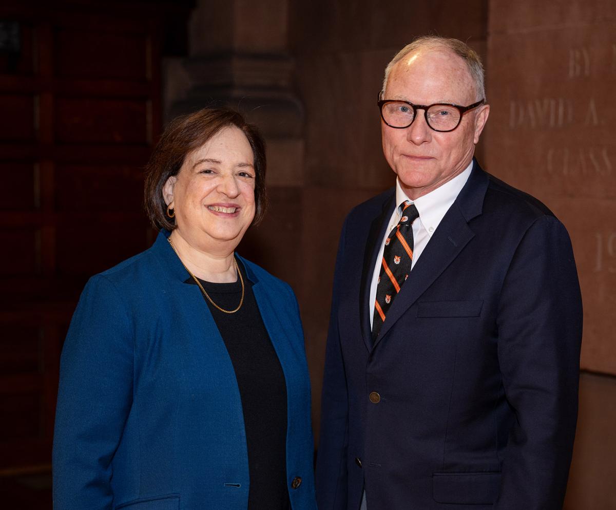Elena Kagan and David Card, side by side, on Alumni Day 2025