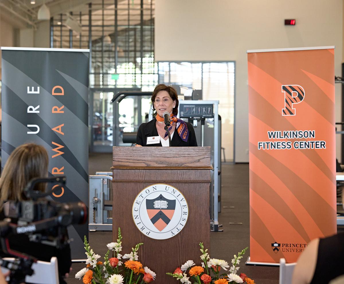 Beth A. Wilkinson ’84 speaking at dedication