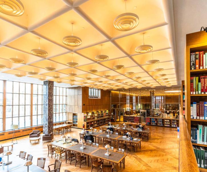 Library reading room