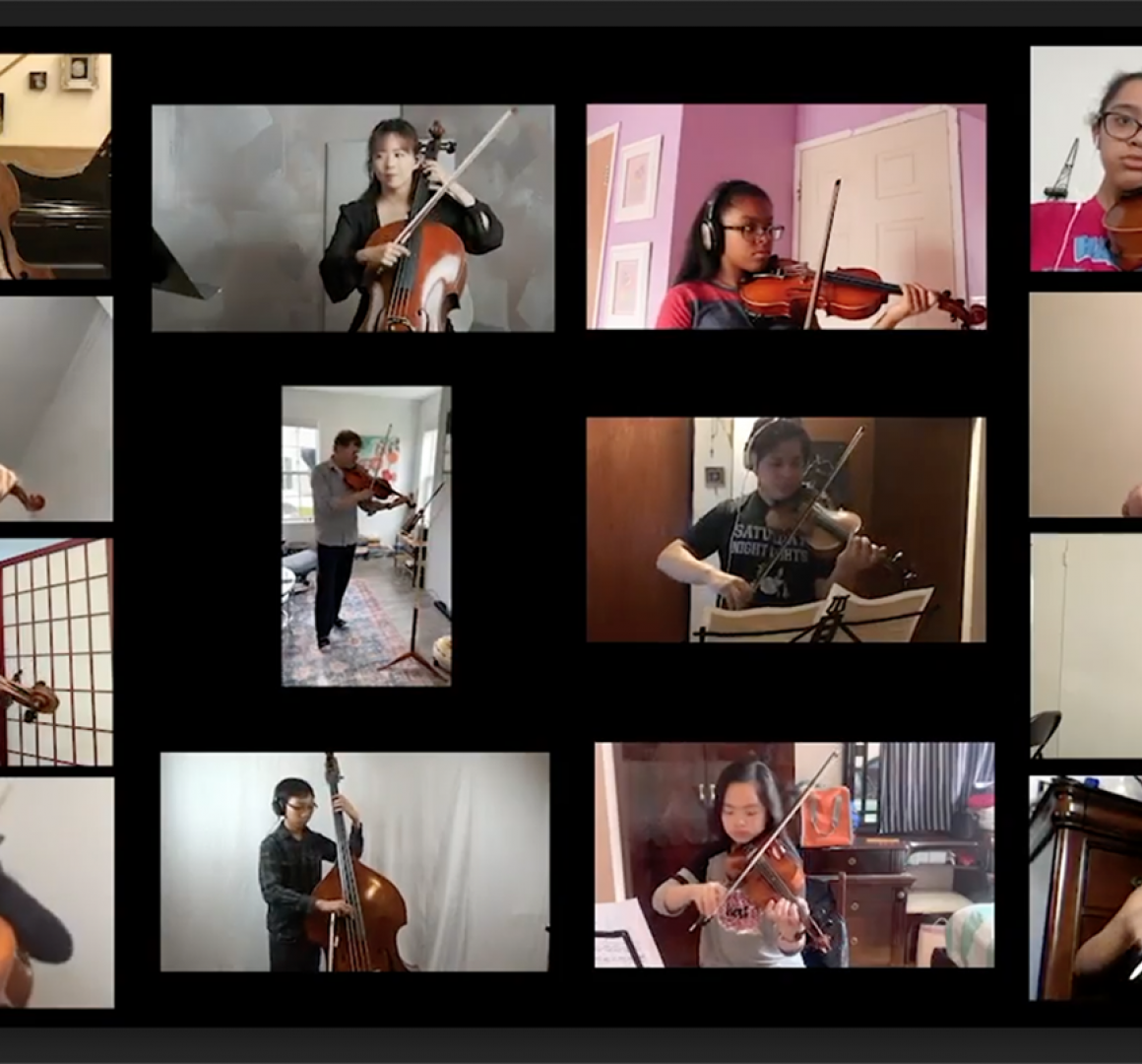 Harmony students perform with NY Philharmonic musicians