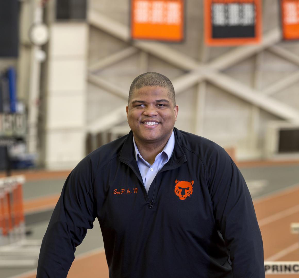 Eric Plummer '10 at Jadwin Gymnasium