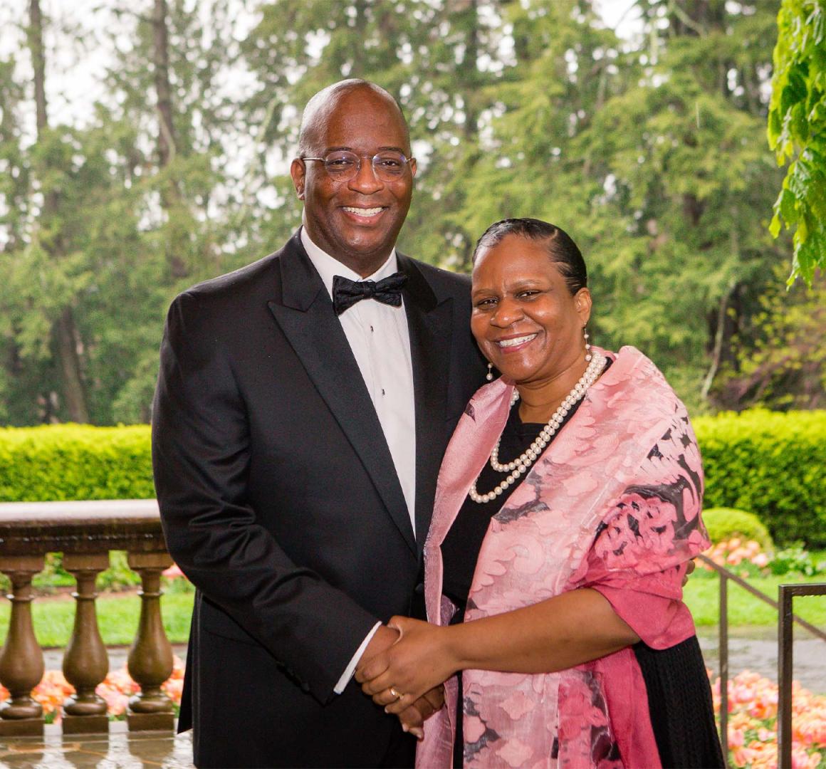 Gene and Renee Jarrett '97 at Prospect