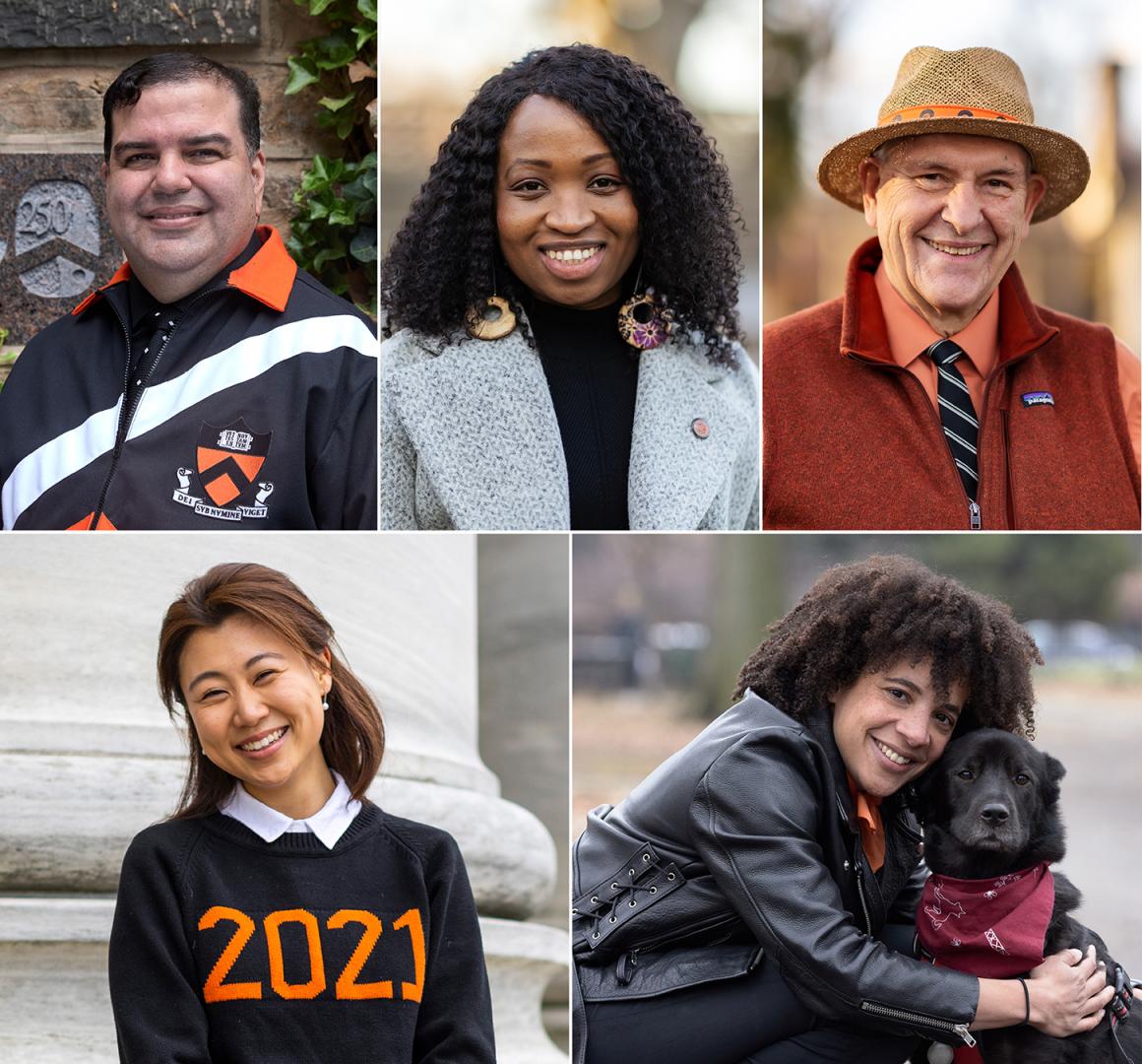 Montage of alumni photos celebrating Annual Giving campaign